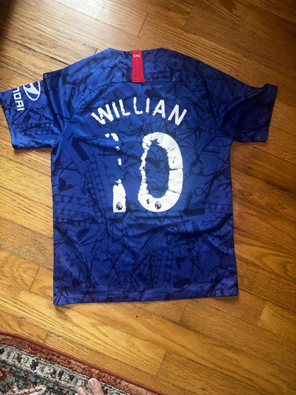 Kids' Home Soccer Jersey - Blue - Picture 2 of 2
